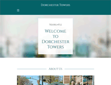 Tablet Screenshot of dorchestertowers.net